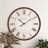 Valerie Round Metal Farmhouse Wall Clock