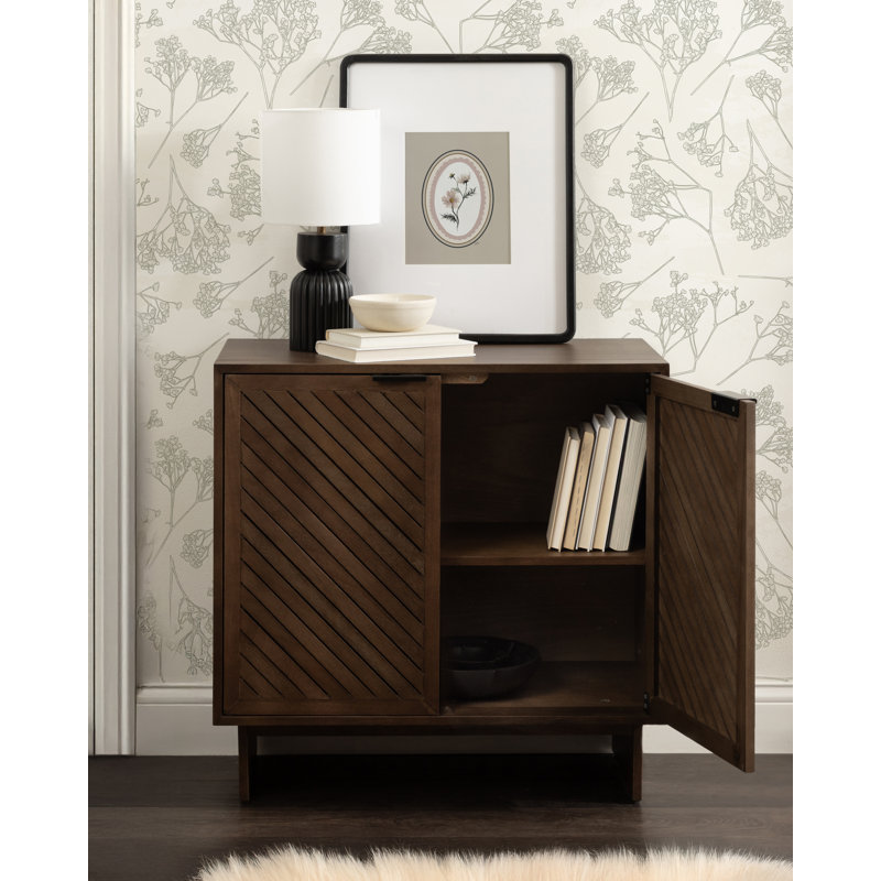 Armoire de rangement Mezzeta, Brun