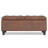Ellis 36"W Upholstered Square Coffee Table Storage Ottoman with Split Lift Top-480382376