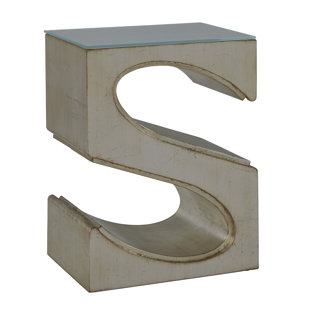 Table de bout en verre Sylvia