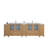  108" Double Bathroom Vanity Set with Mirror-106870223