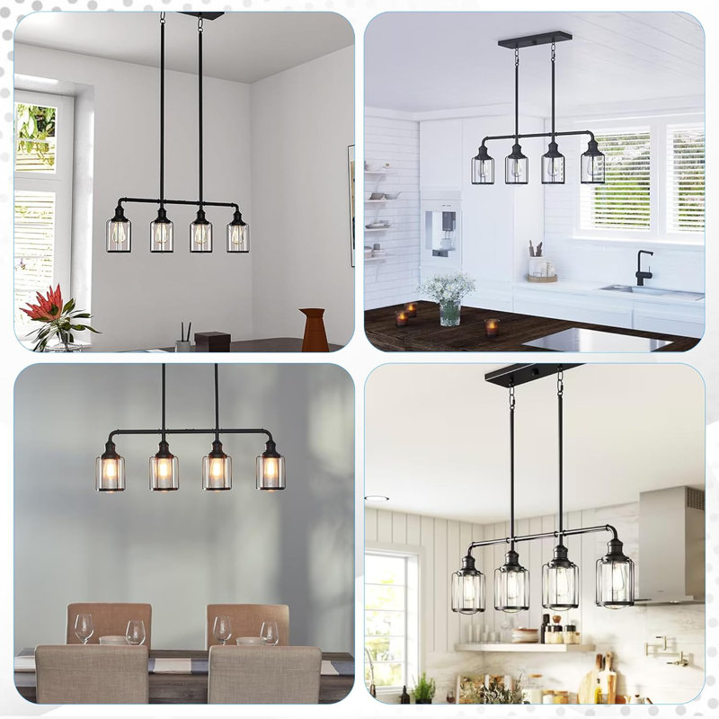 4 - Light Kitchen Island Pendant