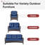 Coussin de siège / dossier d'extérieur Schutt-2115666449-2102413371