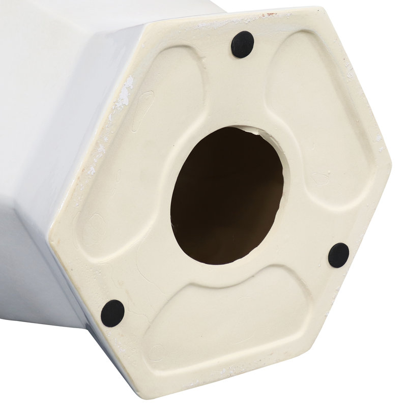 Table d'appoint de jardin 17,25 "Rados³aw, Blanc