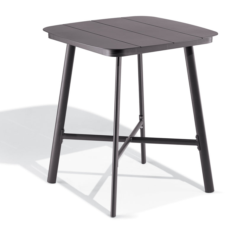 Eiland Square Metal Outdoor Bar Table , 36'' in. W 36'' in. D