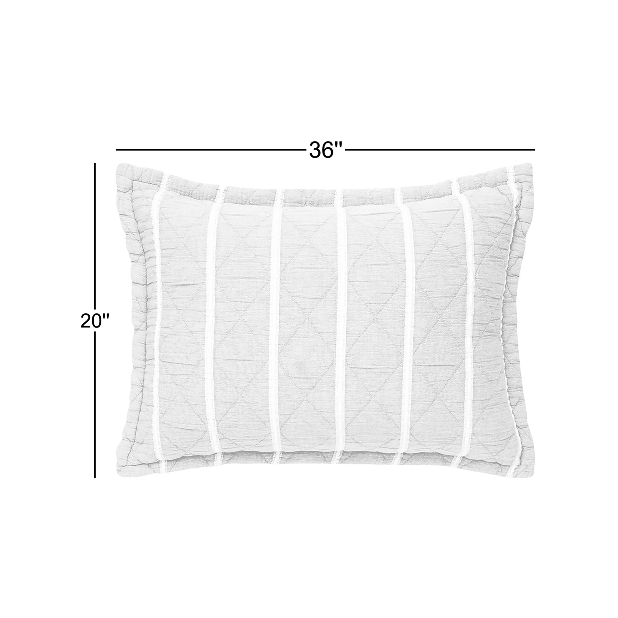 Pacifica Sham, White, King