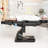 75" Full Electric Massage Bed, PU Leather Folding Table, Treatment Exam Chair With 4 Motor Aluminum Hydraulic System For Facial, Eyelash, Tattoo, Podiatry Treatment Beauty-936245684