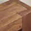 Console moderne et simple en bois massif-500186590