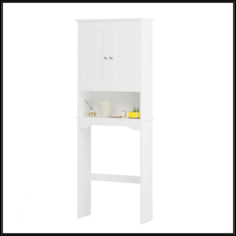 Armoire de rangement au-dessus de la toilette