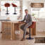 Thornbury Swivel Upholstered Adjustable Height Bar Stool-203942178
