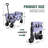 Collapsible Folding Beach Wagon Cart With Wheels