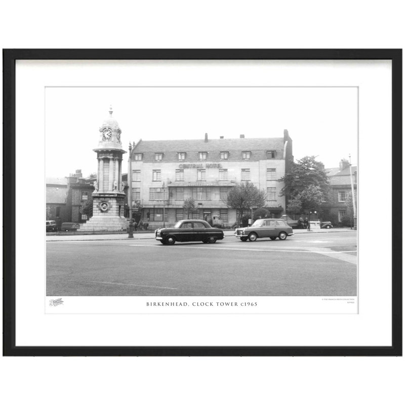 Birkenhead, Clock Tower C1965 by Francis Frith - Single Picture Frame Print, 45cm H x 60cm W x 2.3cm D