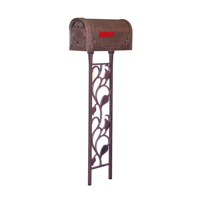 Aluminum Post Mounted Mailbox