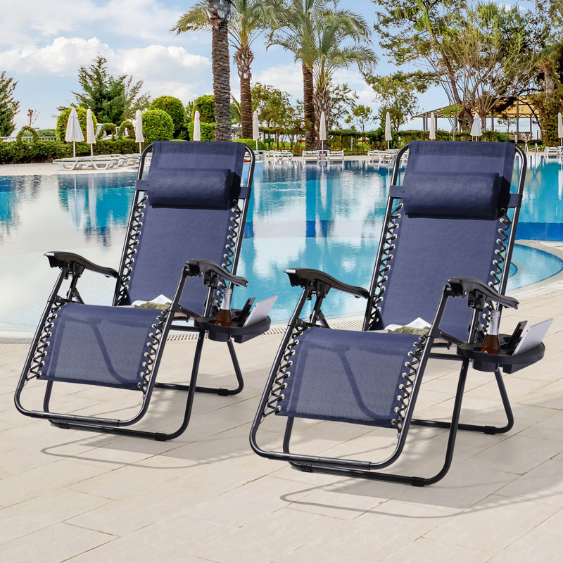 Fauteuil inclinable zéro gravité Dailin, Bleu