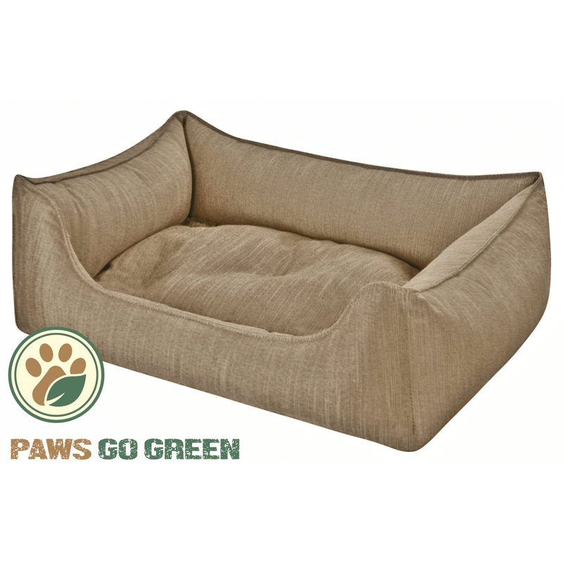 Eco Dog Orthopedic Polyester Pet Bed, Large (90cm W x 60cm D x 30cm H), Mud