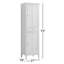 Armoire à linge autoportante l 21 po x H 73 po x P 18 po Gardner-396958956