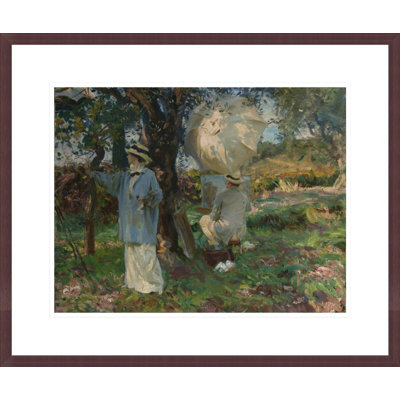 «The Sketchers» par John Singer Sargent, impression giclée sur cadre