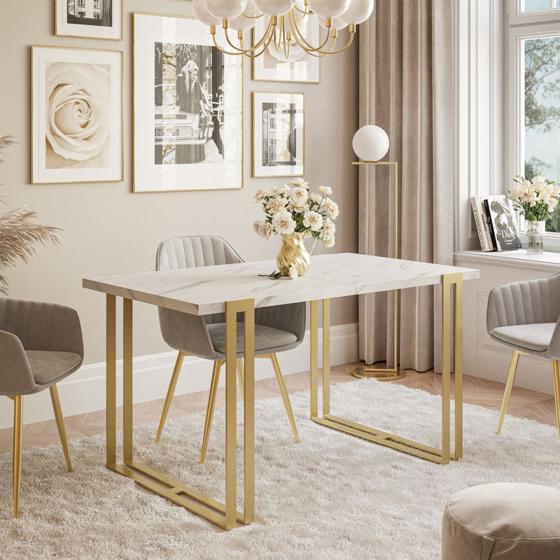 Allyx Rectangular 260Cm L Dining Table, H76 x L140 x W80cm