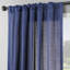 Rideaux semi-transparents texturés en mélange de coton pour rideaux de chambre à coucher et de salon (rideaux à 2 panneaux)-1451503279-1451503286