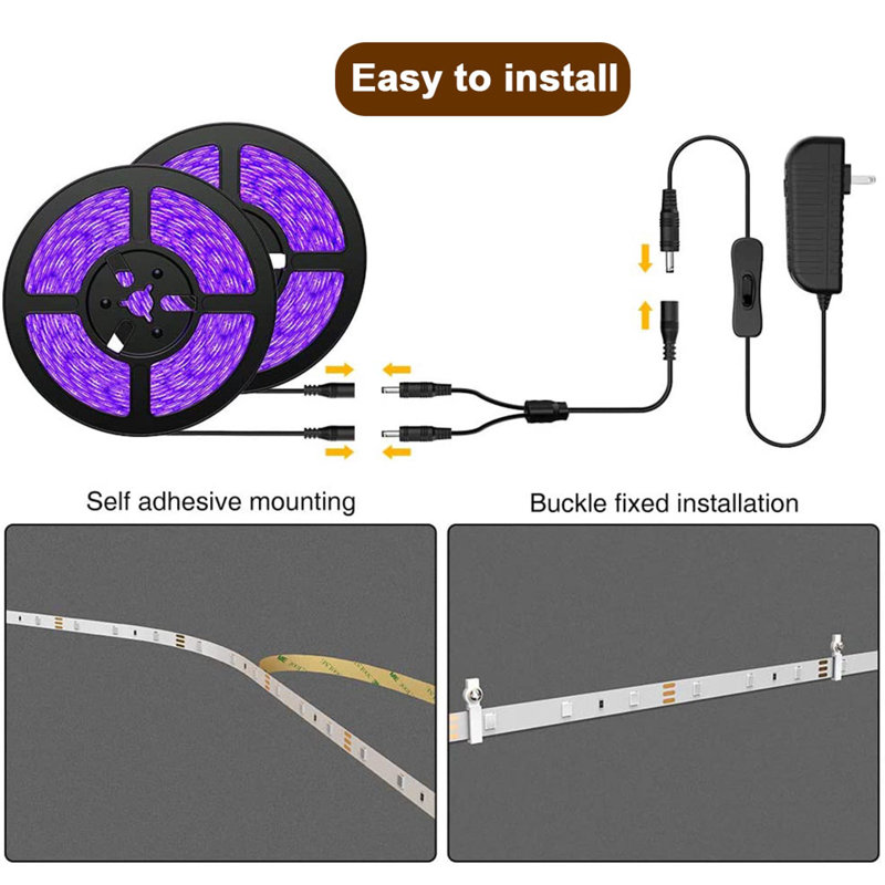 33Ft(16.5FT per set) LED Strip Lights Kit