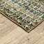 Tapis vert / brun à motif abstrait Torge-946465106