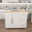 Damars Solid Wood Top Kitchen Island-952132949