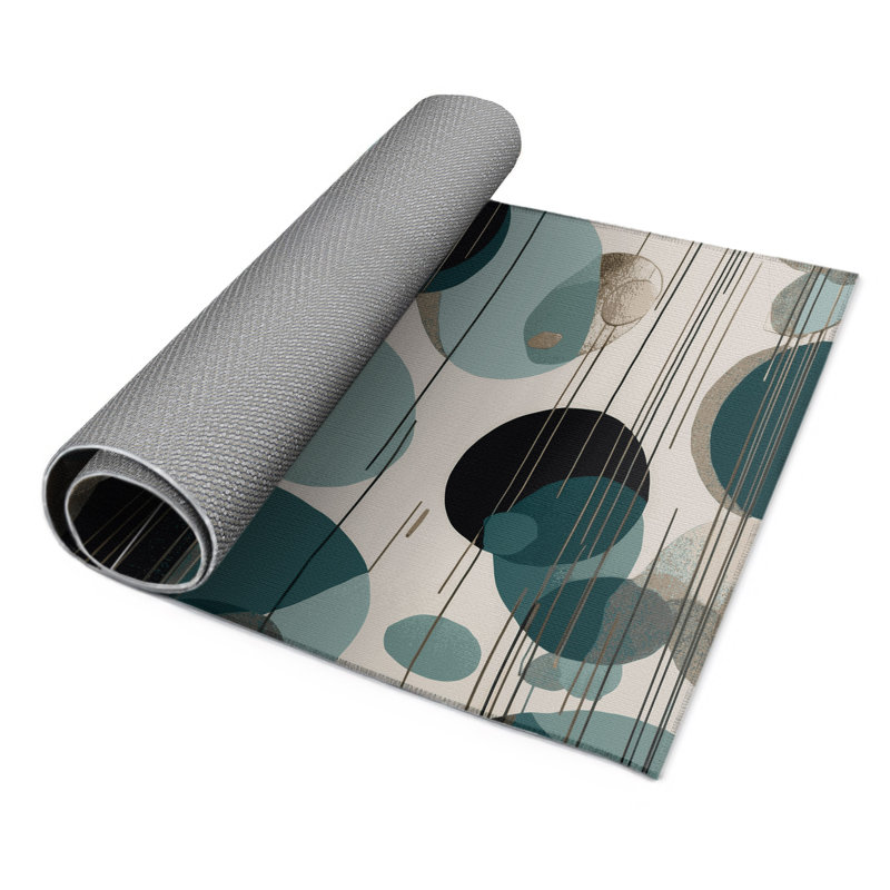 Tapis intérieur et extérieur Warp Cusp, Rectangle 1 pi 6 po x 2 pi 6 po