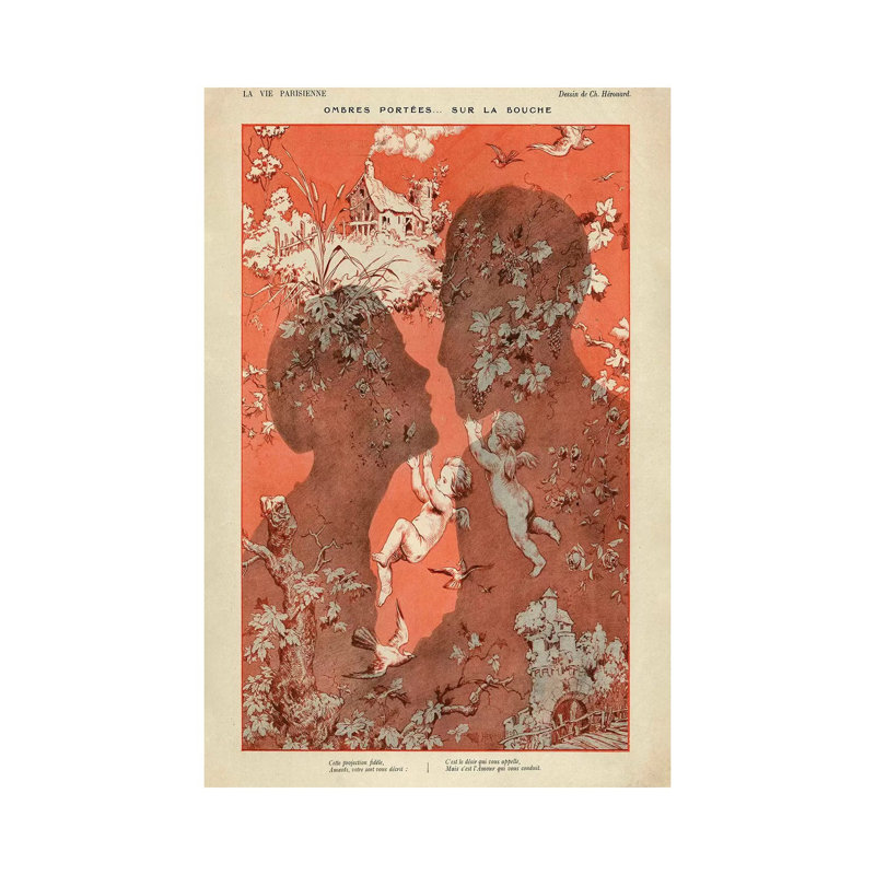 1925 La Vie Parisienne Magazine Plate by The Advertising Archives - Gallery-Wrapped Canvas Giclée on Canvas, Canvas