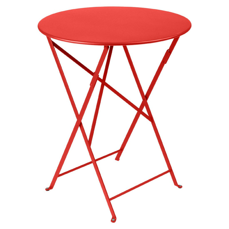 Bistro Outdoor Round Bistro Table, 29" H x 24" W x 24" L, Mayan Blue