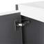 Armoire de salle de bain latérale, 2 portes à fermeture douce, conception à fixation flottante, 12 * 2 (emballage KD)-1184697451