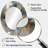 Abstract Design Shapes III - Orange Modern Oval Wall Mirror-828526318