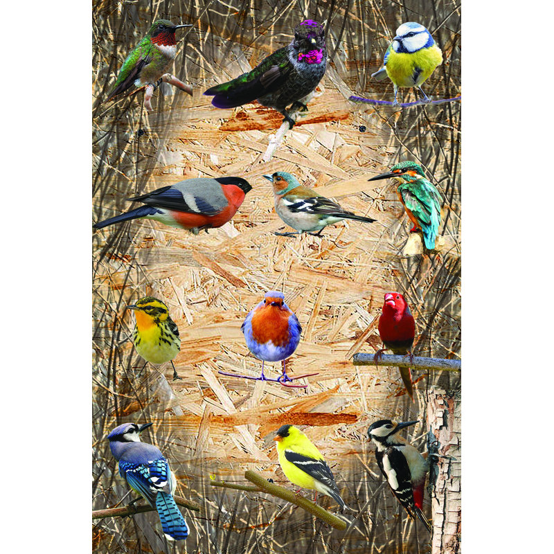 The Birds - No Frame Print on Wood