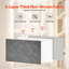 Grands sacs de rangement de 90 L, 6 bacs de rangement pour vêtements, contenants pliables pour organisateurs de placard avec poignée, sac de rangement en tissu novateur pour vêtements, couverture, édredon, drap de lit, coussin (gris)-4070650