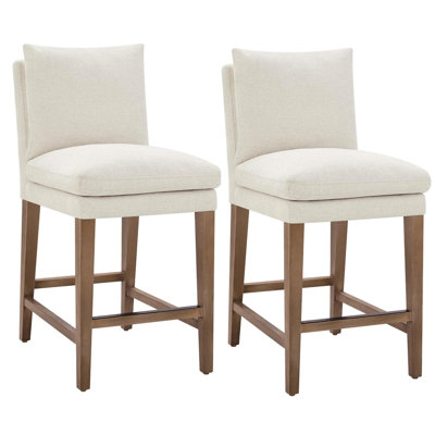  Ensemble de 2 tabourets de comptoir rembourrés Brinley
