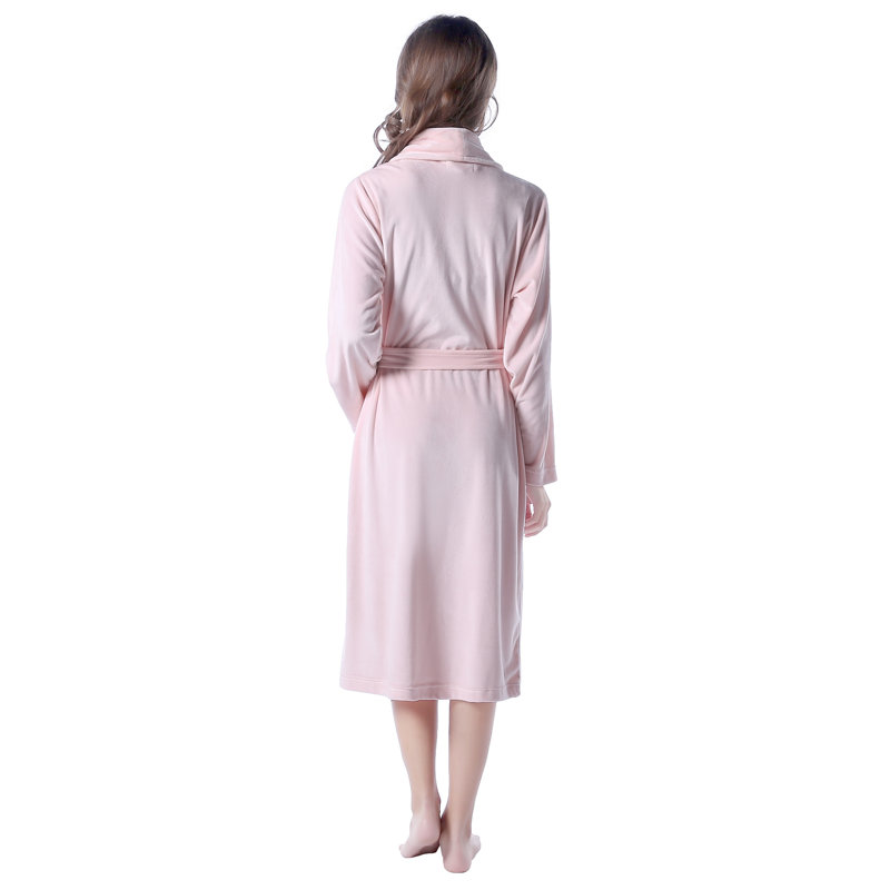 Eiderdown Robe Eider & Ivory™ Women's 100% Luxury Velour Kimono Robe Warm Cozy ...