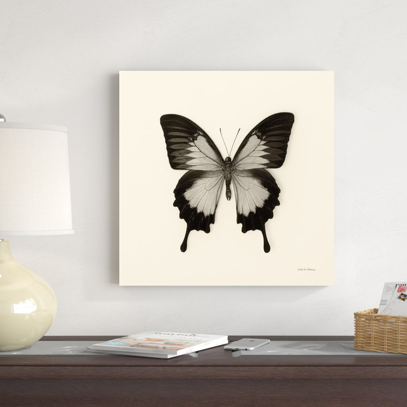Papillon III BW, H 20 po x l 20 po x P 1,25 po