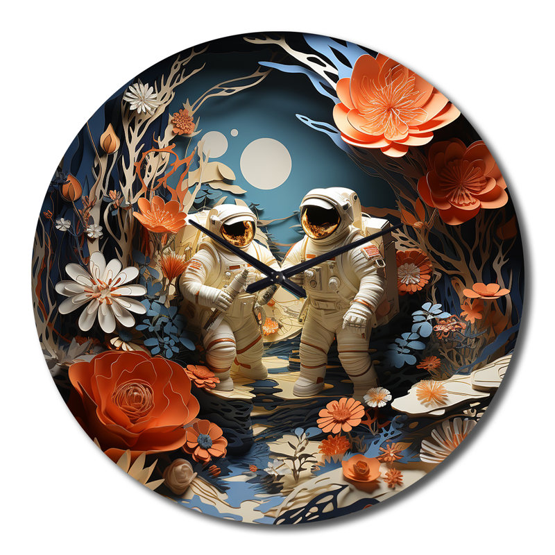 Metal Wall Clock, Large