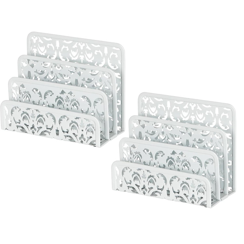 Metal Desk Organiser, ‎White