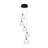 5-Light  Cluster Chandelier Dimmable LED Long High Ceiling Pendant Light-216877134-205221578