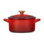 Le Creuset Noël 24 Oz. Dutch Oven Embossed Tree with Gold Star Knob-1038628648