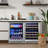 Yeego 48'' 52 Bottle and 220 Can Triple Zone Wine & Beverage Refrigerator