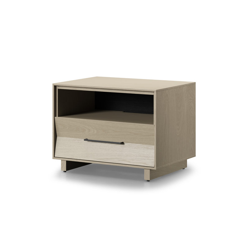 Kava - 28" Nightstand, Washed Oak