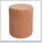 Evie Outdoor Patio Round MGO Side Table With Weather-Resistant Rattan And Aged Brown Finish For Rustic Charm And Durability