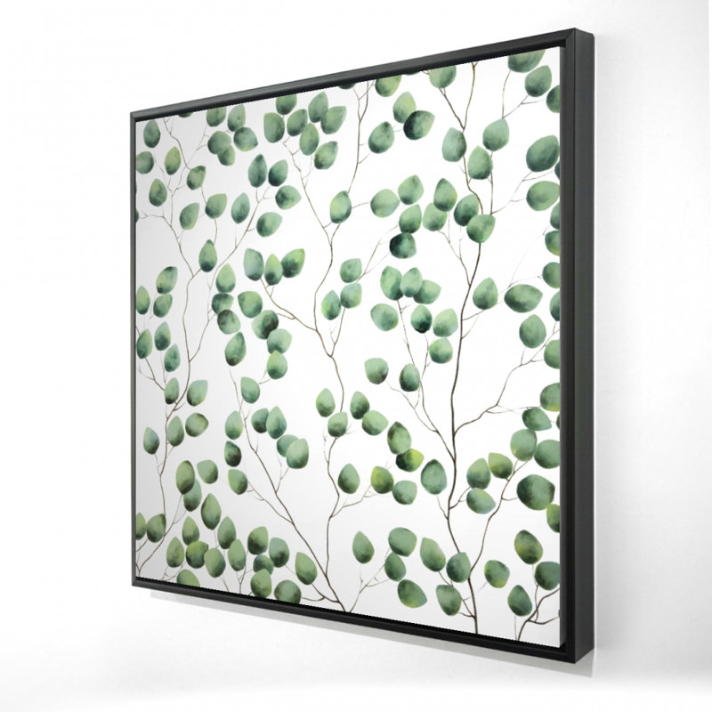 «Climbing Leaves», art mural floral botanique