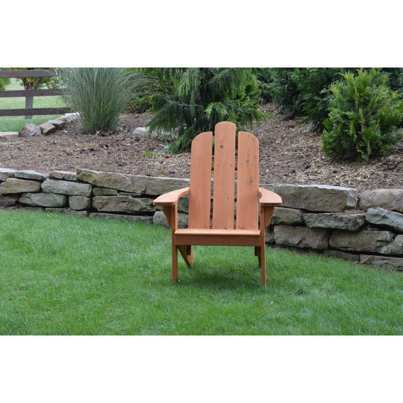 Chaise Adirondack en bois massif Handley, Teinture cèdre