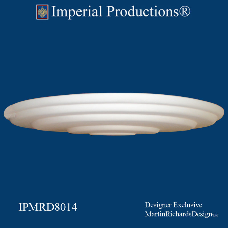 Médaillon de plafond, H 2 po x l 24 po x P 36 po