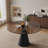 35-Inch Round Glass Dining Table