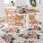 Akyrie Floral Handmade Tufted Wool Ivory/Red Area Rug-1231399314