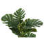 45 Inch Monstera Artificial Plant, 10 Silk Green Leaves W Round Black Pot