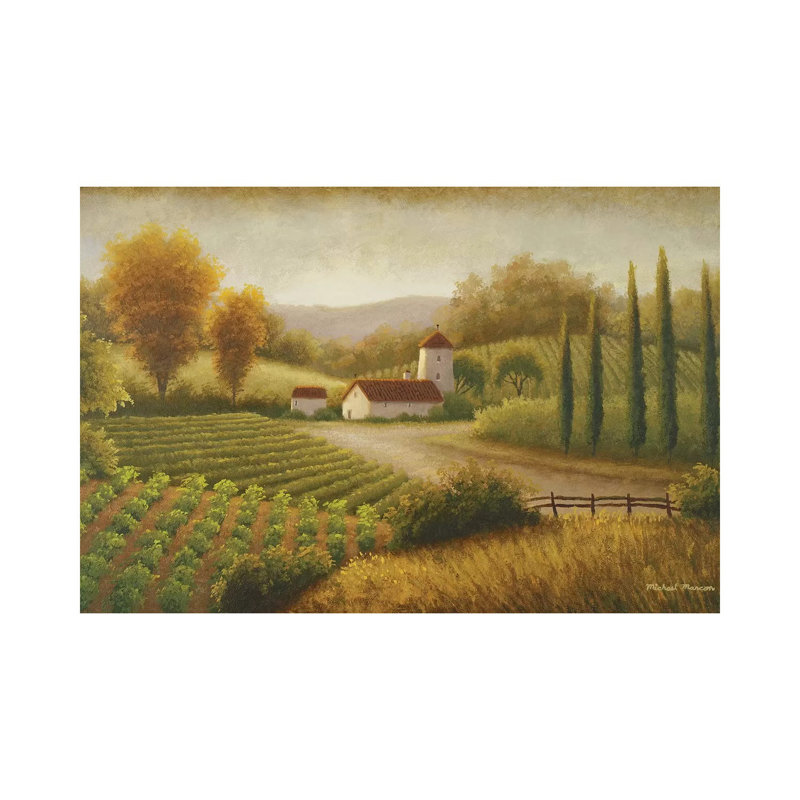 Vineyard In The Sun II by Michael Marcon - Wrapped Canvas Gallery-Wrapped Canvas Giclée, 66.04 cm H x 45.72 cm W